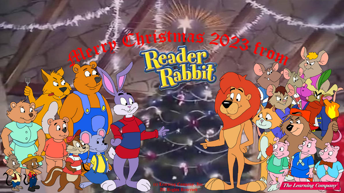 Armstrong Rabbit Merry Christmas 2023 Reader Rabbit by TomArmstrong20 on DeviantArt