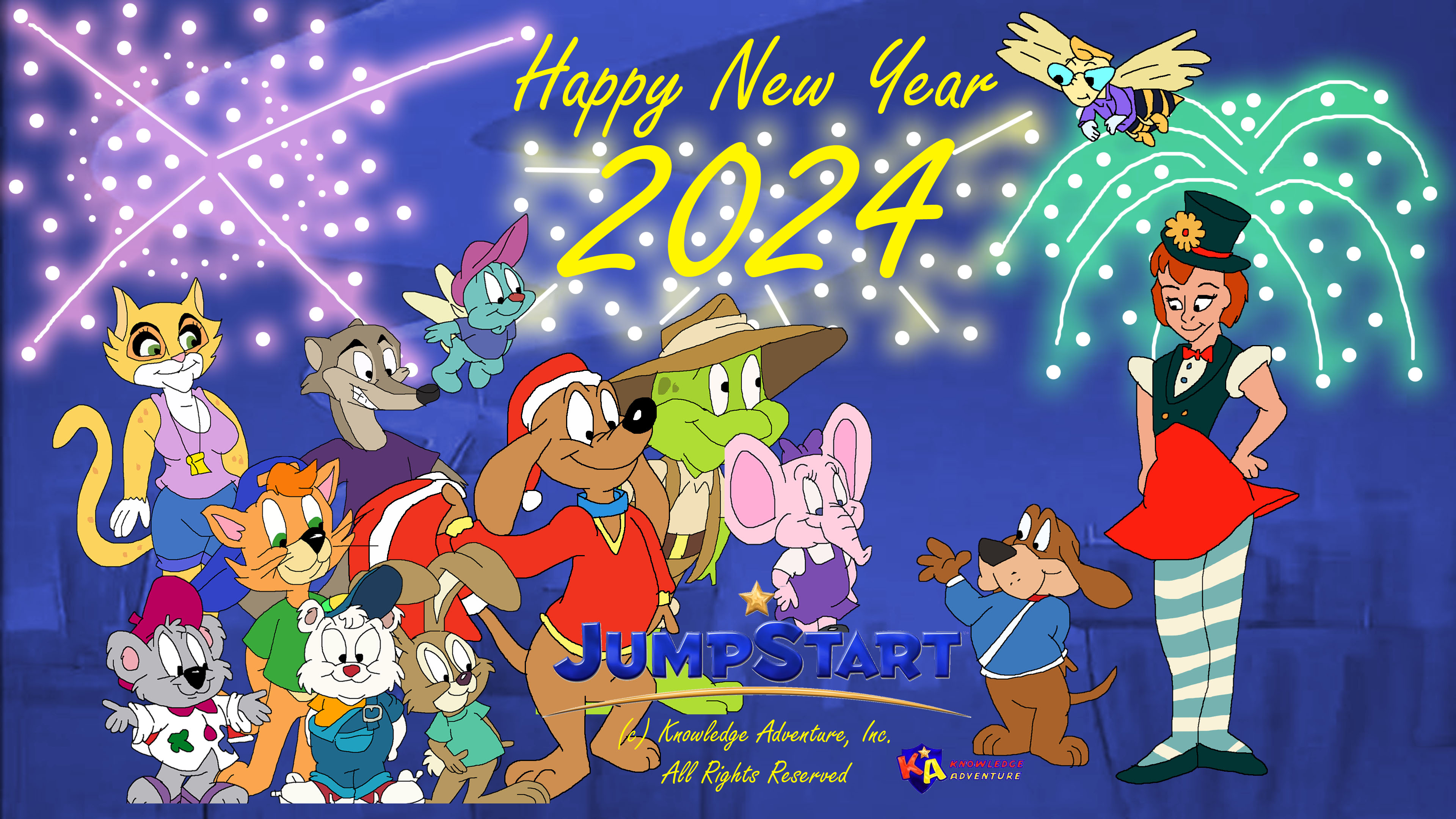 Happy New Year 2024 from JumpStart by TomArmstrong20 on DeviantArt
