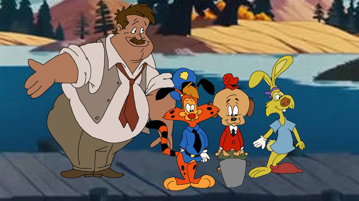 Bonkers and Fall Apart on fishing by TomArmstrong20 on DeviantArt