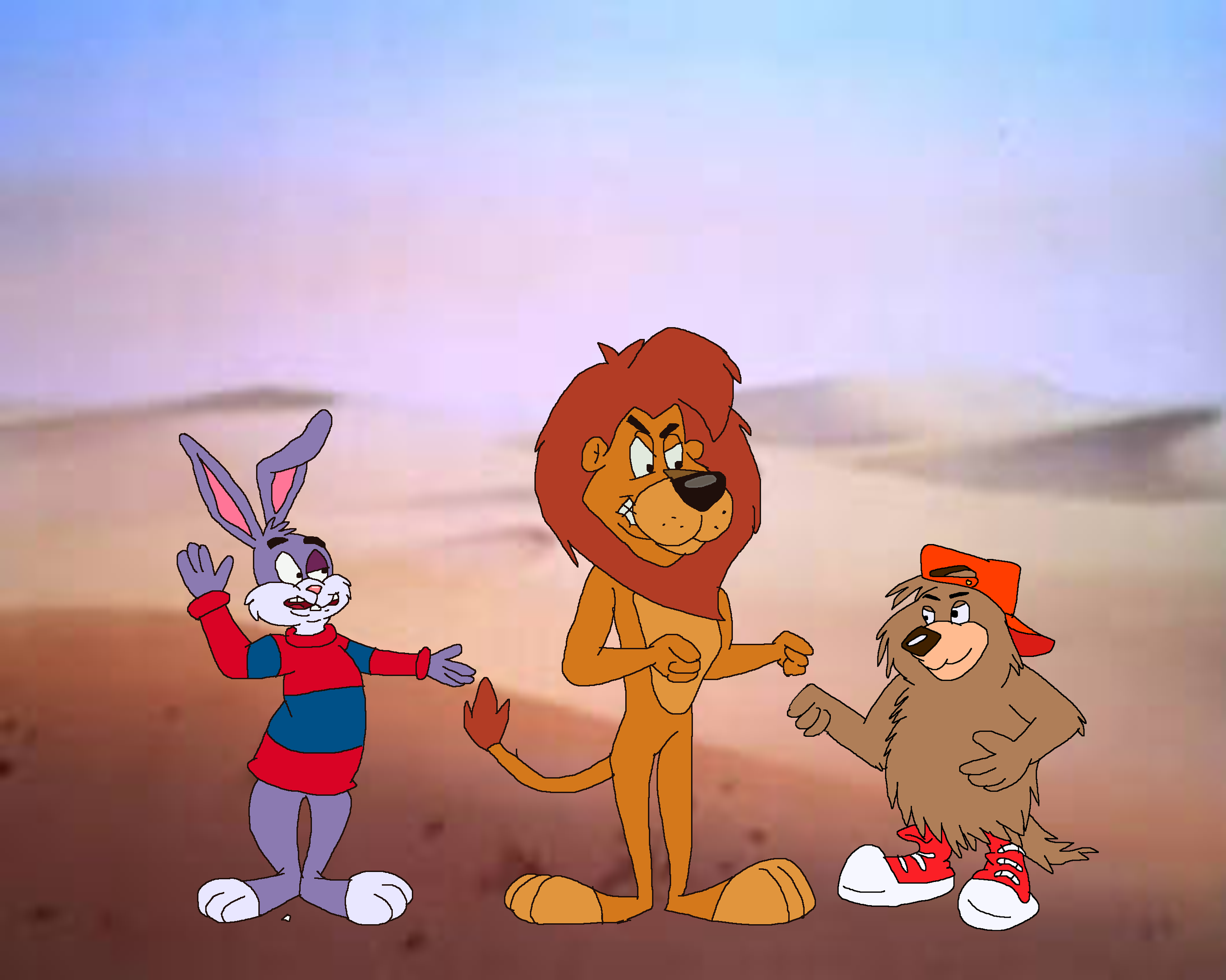 Sam the Lion protects Reader Rabbit from bullying by TomArmstrong20 on ...