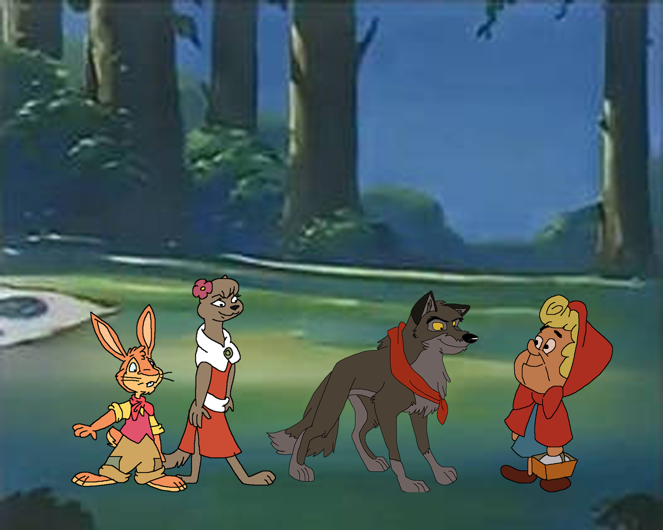 Balto Rabbit Balto n Brer Rabbit and Rough Riding Hood by TomArmstrong20 on DeviantArt