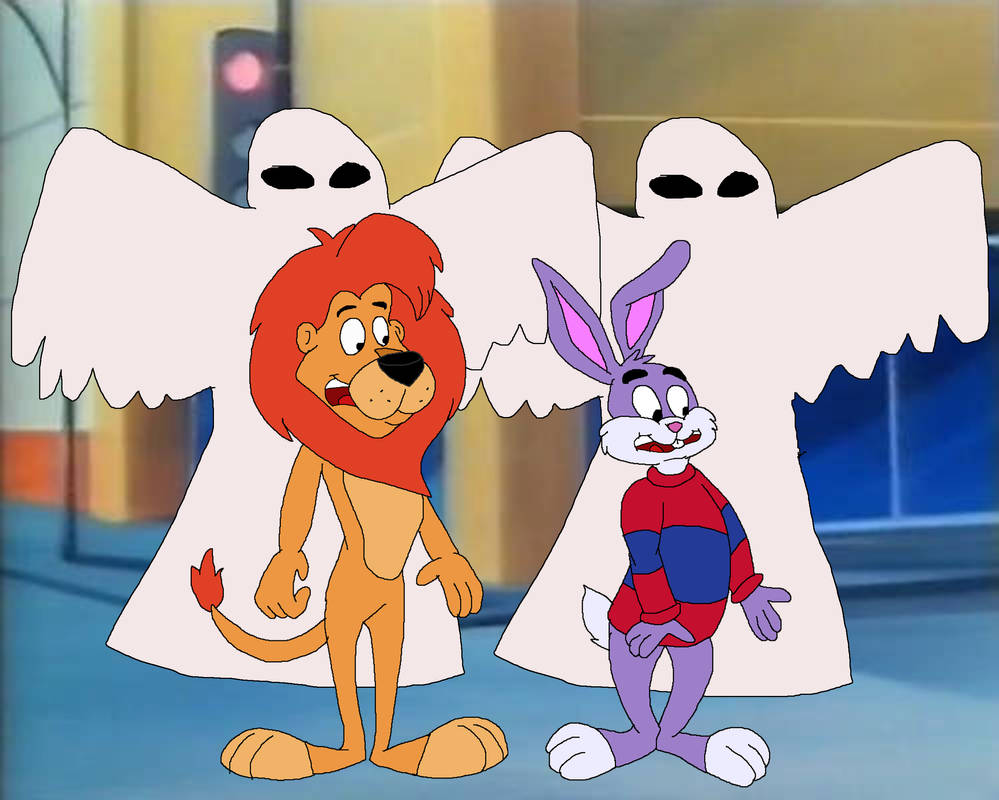 Sam Scared Reader Rabbit and Sam the lion scared of ghosts by TomArmstrong20 on ...