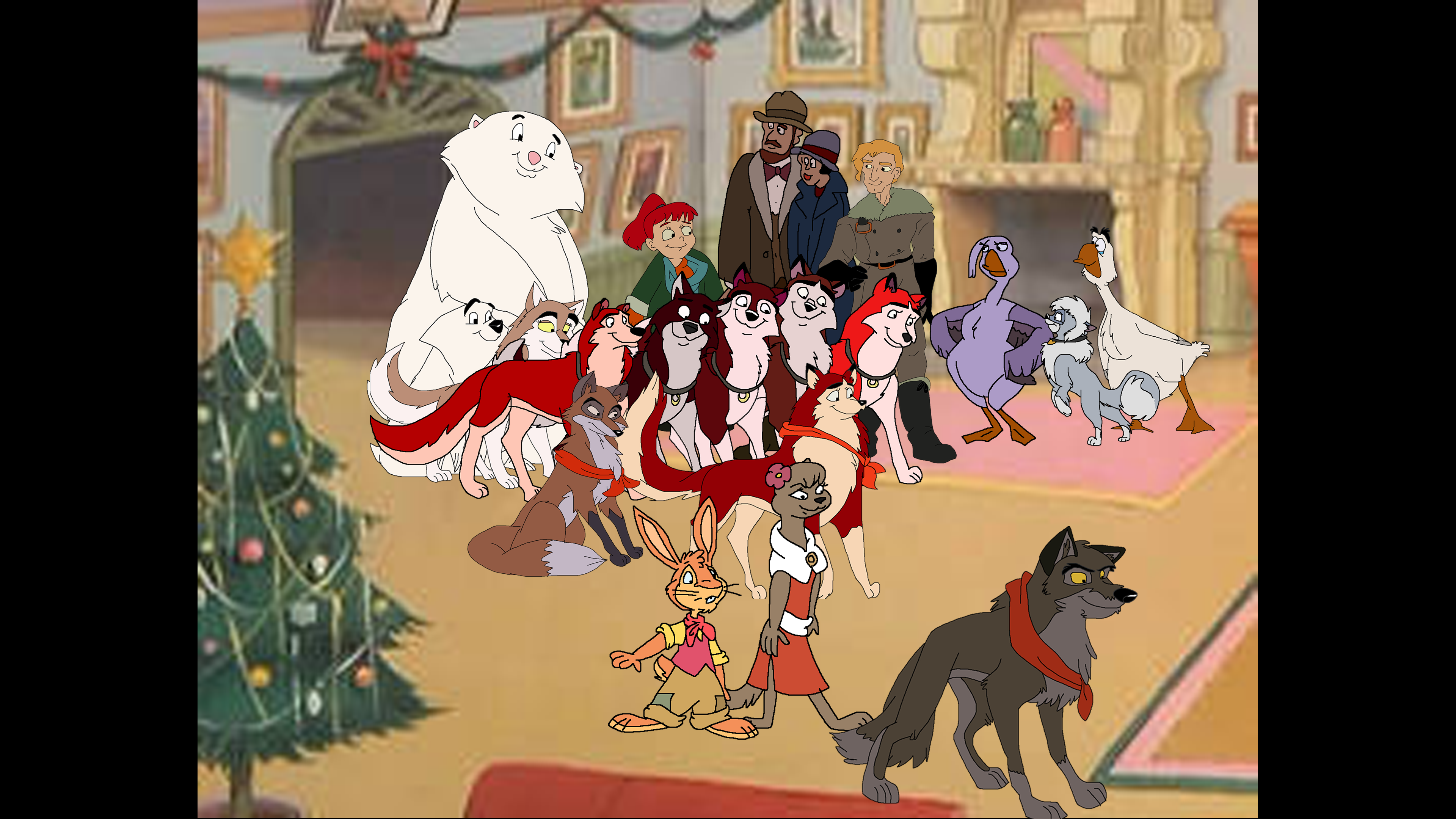 Balto and Brer Rabbit's Christmas Frendship by TomArmstrong20 on DeviantArt