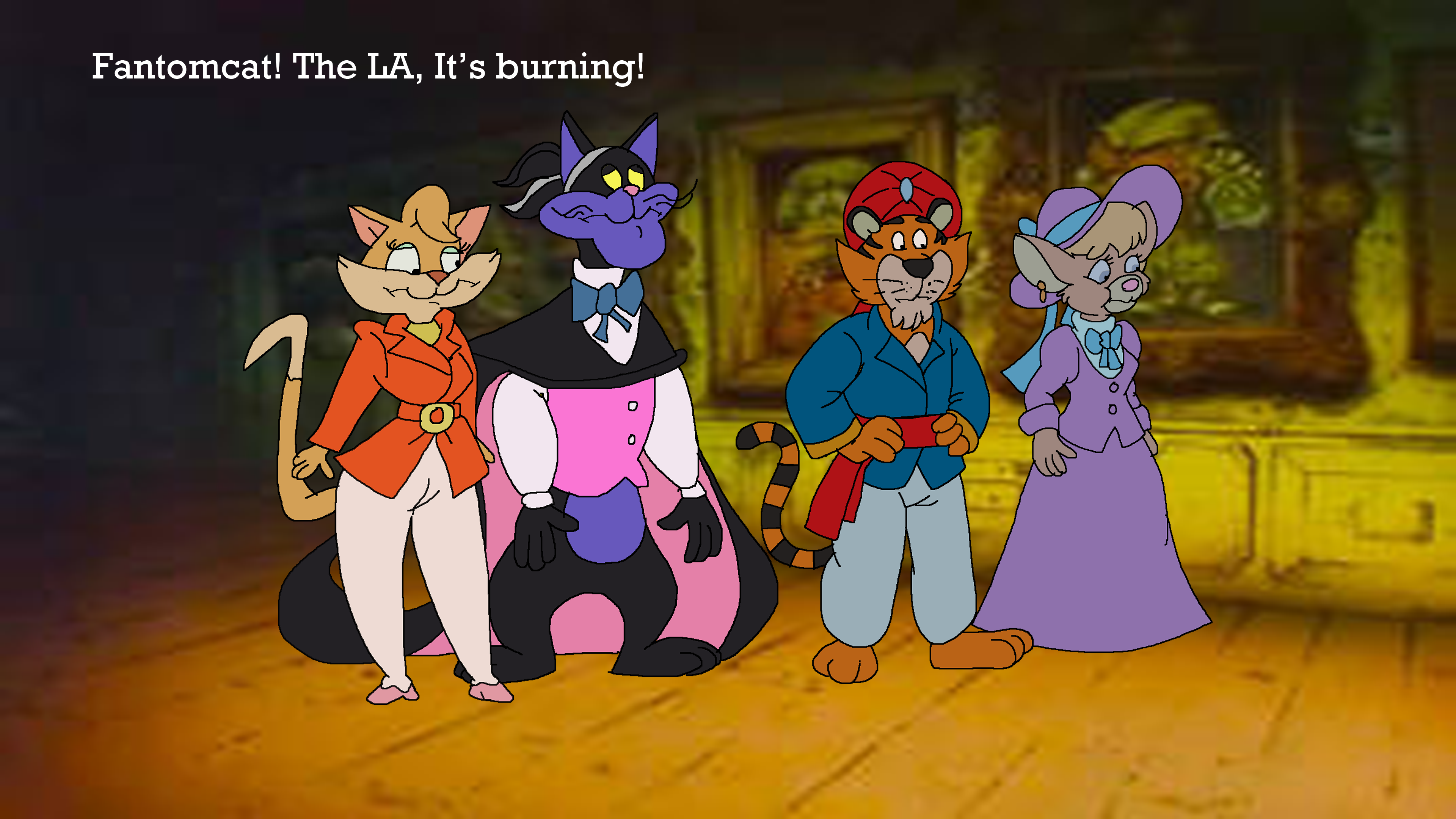Fantomcat And Sandokan Hears About LA In Trouble By TomArmstrong20 On fantomcat-and-sandokan-hears-about-la-in-trouble-by-tomarmstrong20-on
