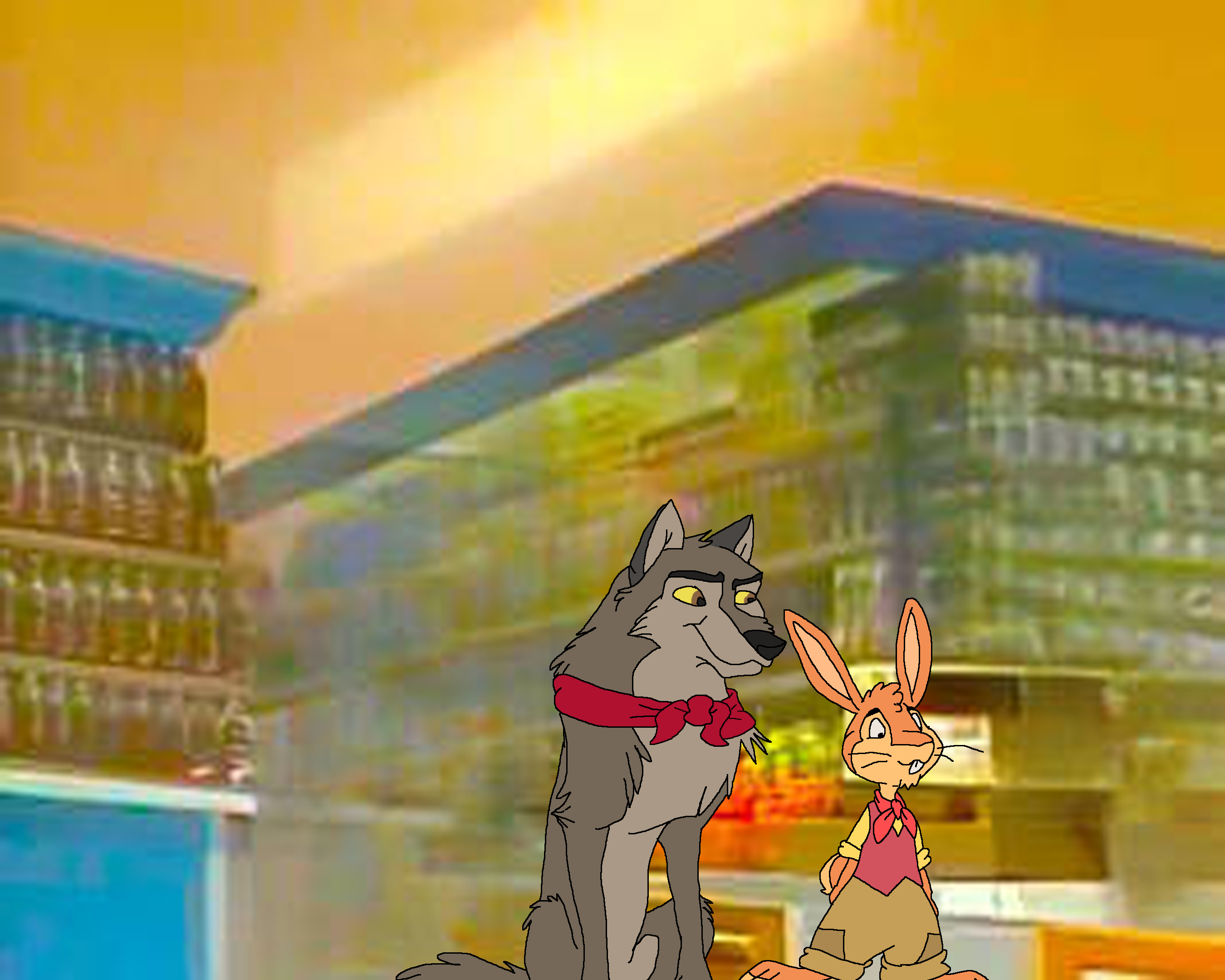 Balto Rabbit Balto and Brer Rabbit banned from Supermarket by TomArmstrong20 on ...