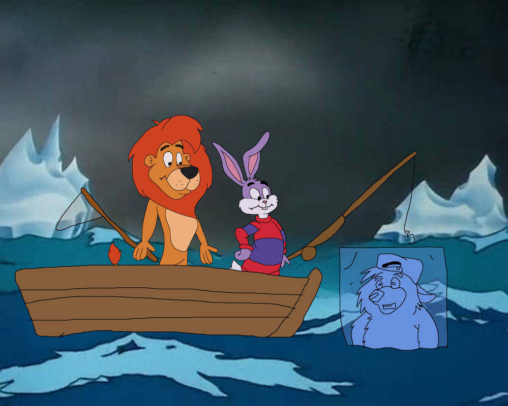 Spike Rabbit Colour In Reader Rabbit rescuing Spike from the frozen water by TomArmstrong20 on ...