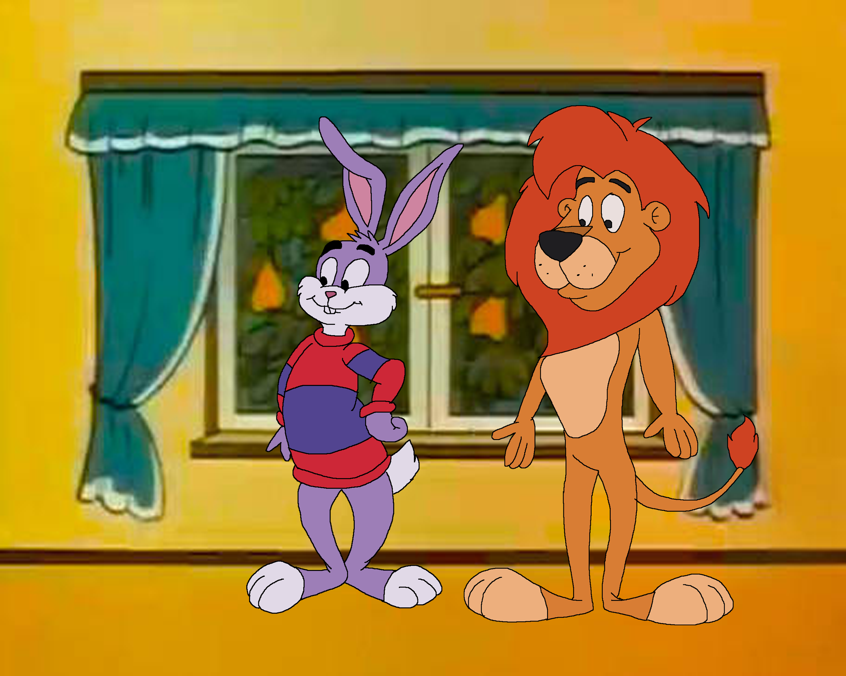 Reader Rabbit and Sam found the pair tree by TomArmstrong20 on DeviantArt