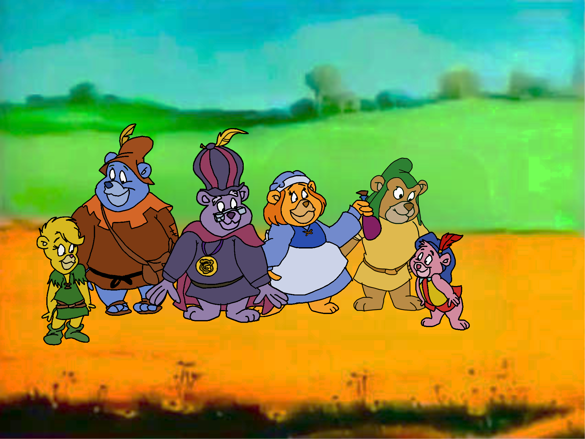 Deviantart Gummi Gummi Bears in the field by TomArmstrong20 on DeviantArt
