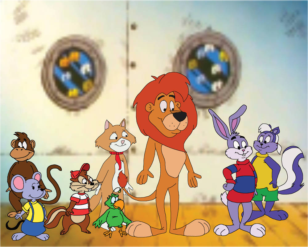Reader Rabbit and friends on the Ship by TomArmstrong20 on DeviantArt