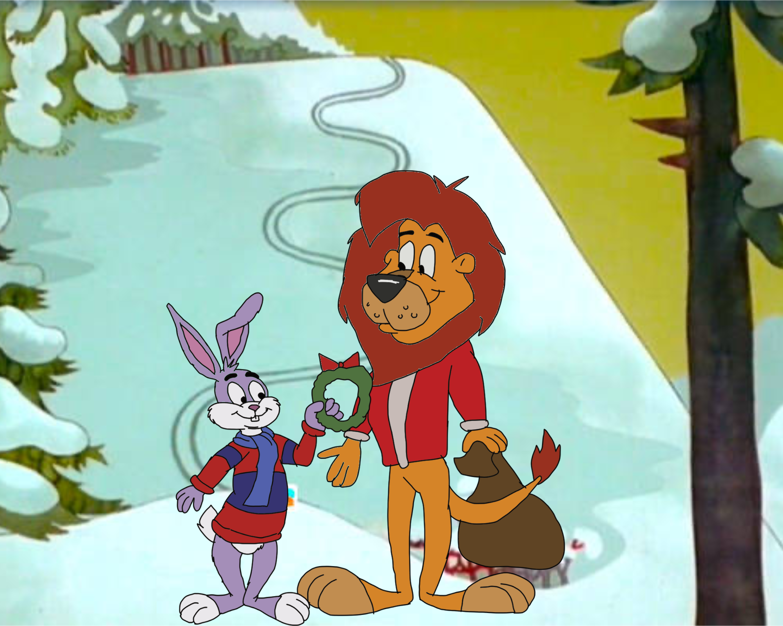 Reader and Sam in the snow by TomArmstrong20 on DeviantArt