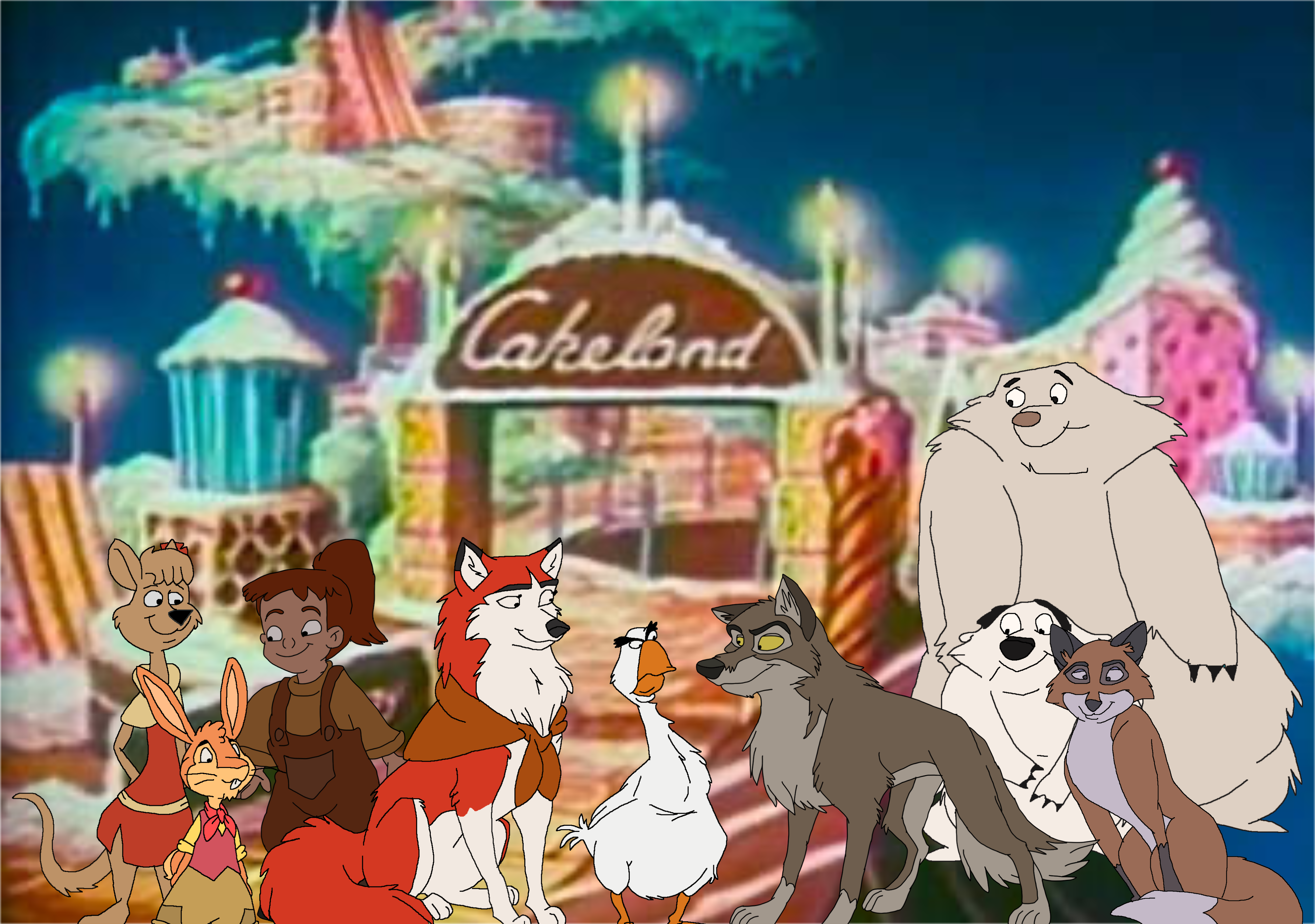 Balto Rabbit Balto and Brer Rabbit seeing Rosy by TomArmstrong20 on DeviantArt
