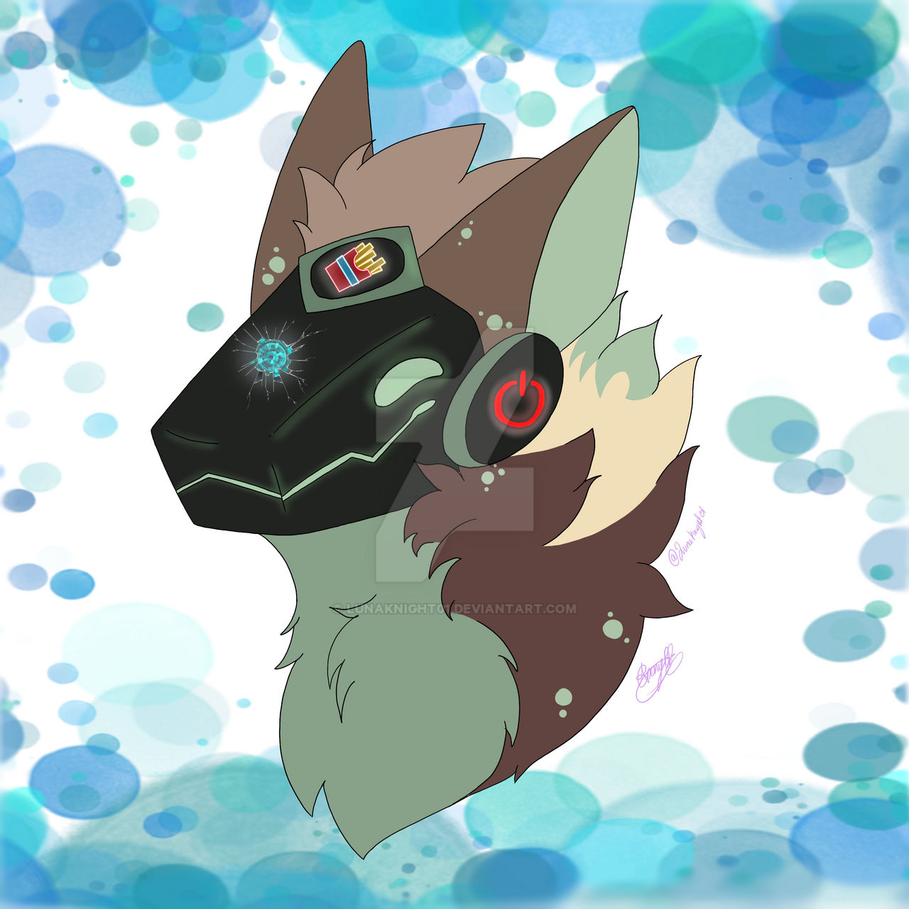 Protogen commission by LunaKnight01 on DeviantArt