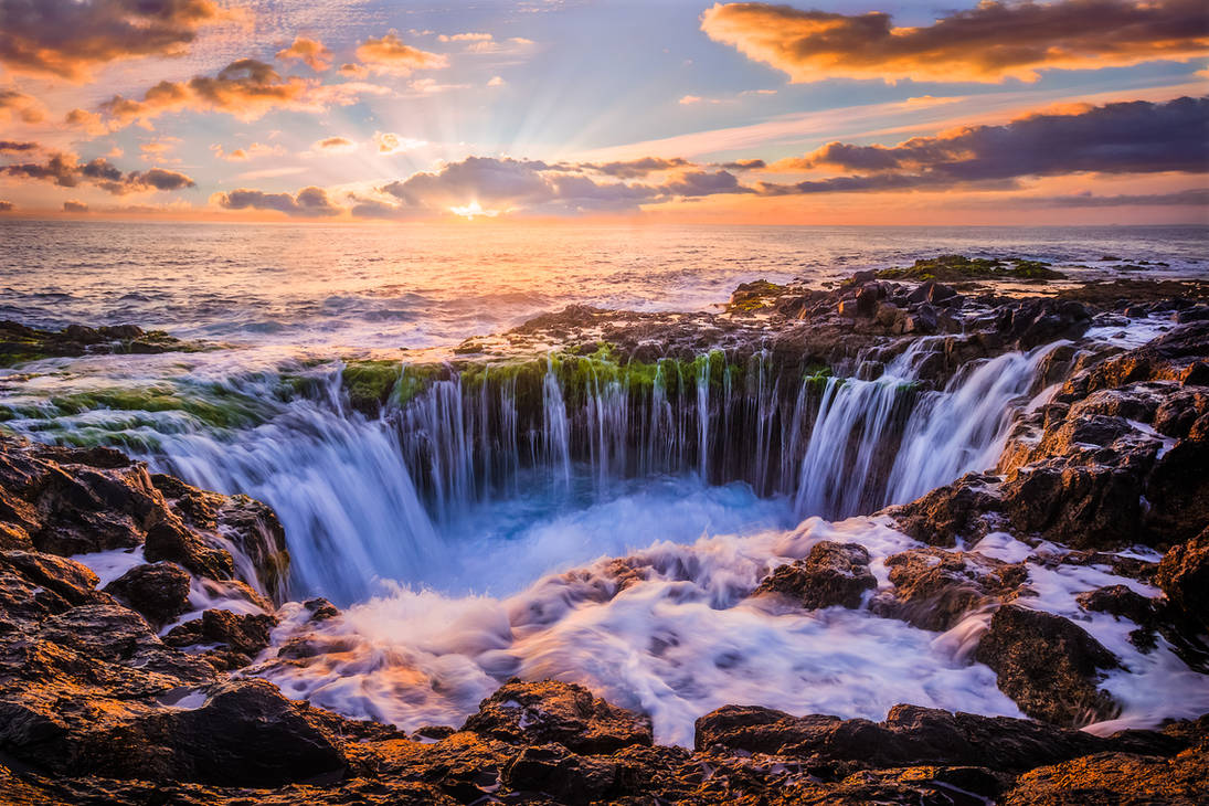 morning waves at the stone coast of gran canaria by StefanPrech