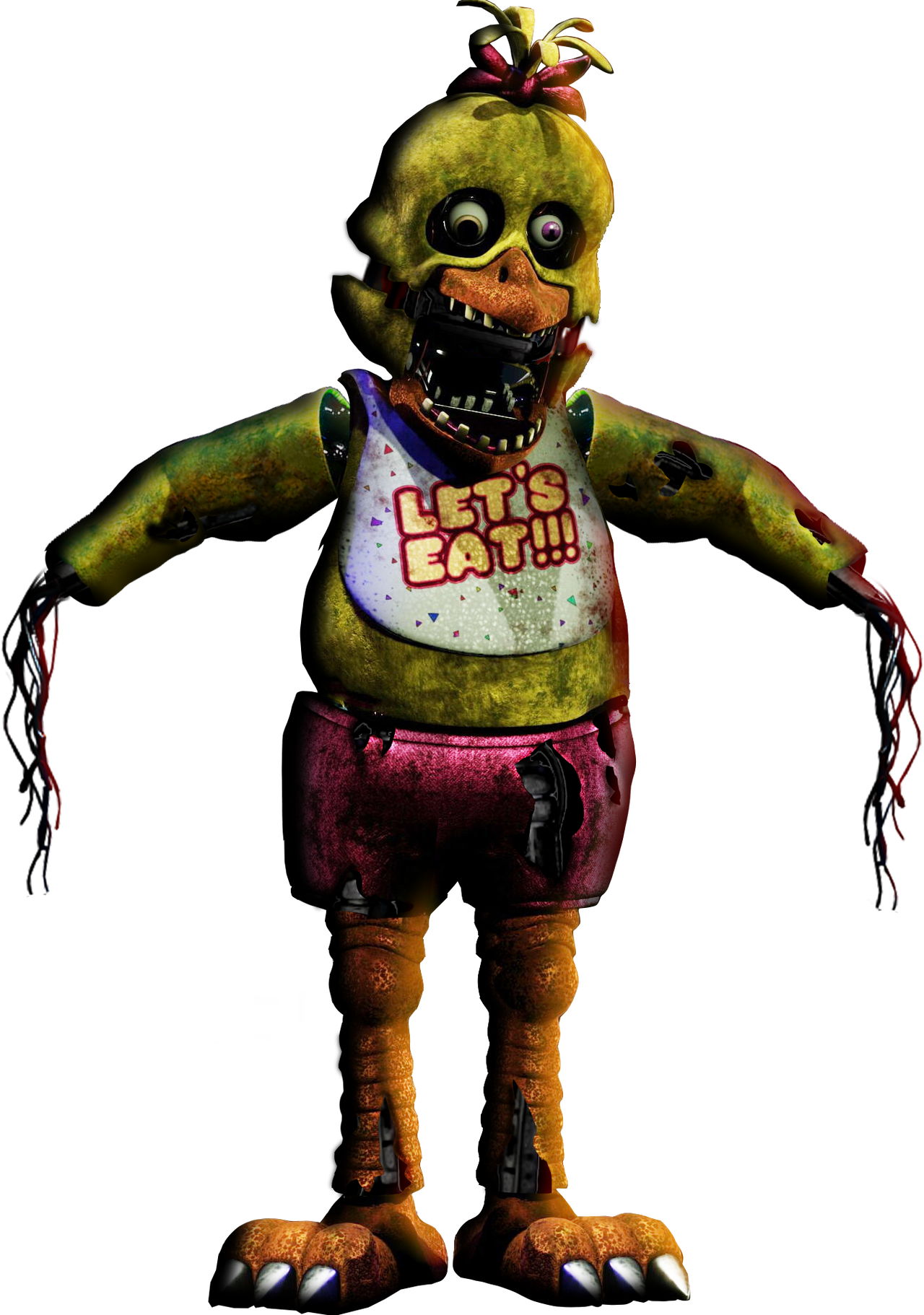 Fnaf Plus Withered Chica (fanmade) by 205tob on DeviantArt