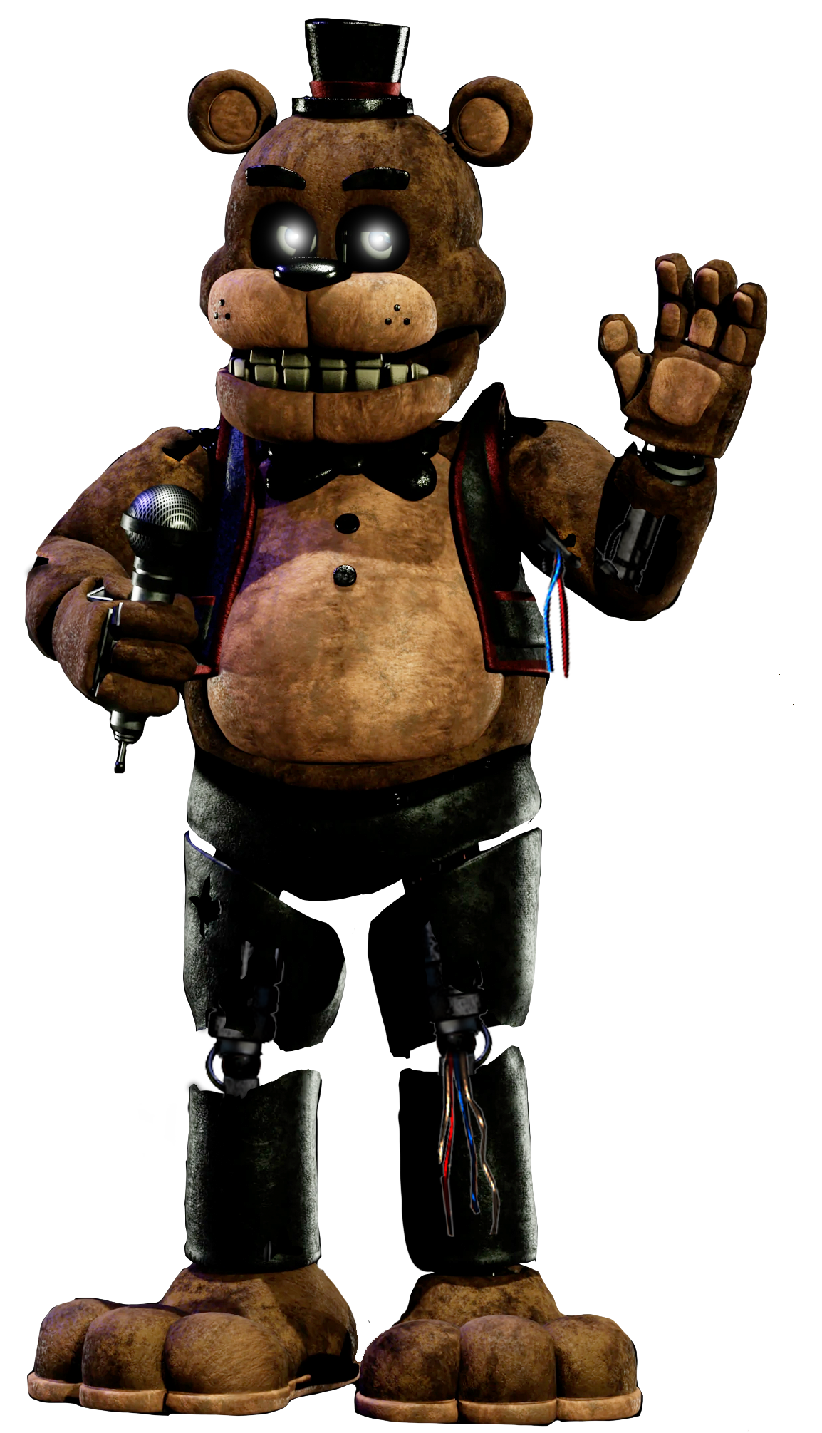Withered Freddy - FNAF Plus (FanArt) by SebastianEnriqueArt on Newgrounds