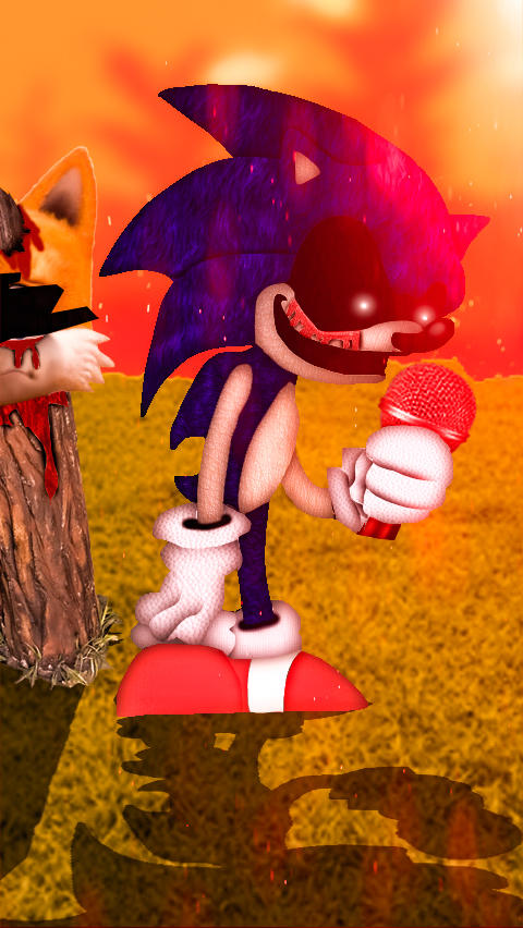 Sonic.exe 2.0 fnf mod redraw by LimaunMan on DeviantArt