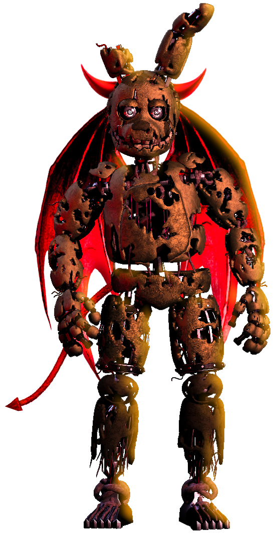 Demon Springtrap Devil Springtrap by 205tob on DeviantArt