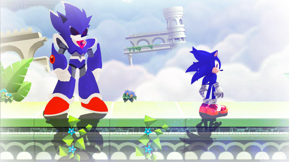 Shadic VS Metalix Poster (Requested) by 205tob on DeviantArt