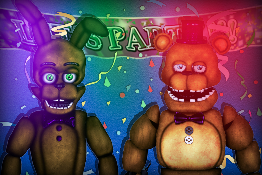 Welcome to Fredbear's Family Diner, our Stars Fredbear and Bunley welcome  you tonight! : r/fivenightsatfreddys