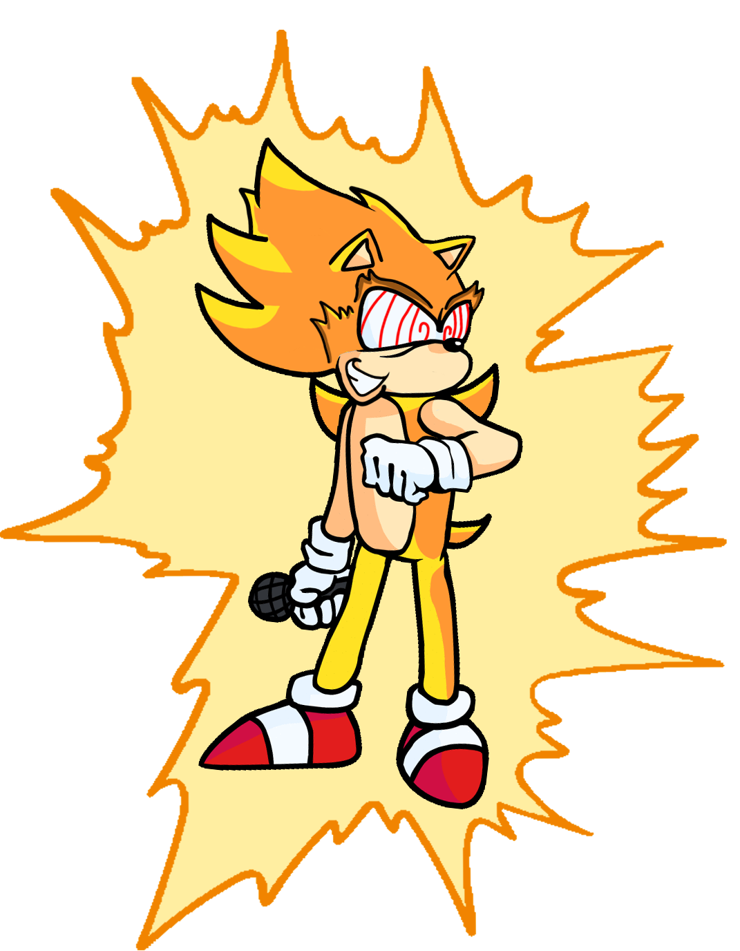 Fleetway Sonic by SonicBlue333 on DeviantArt