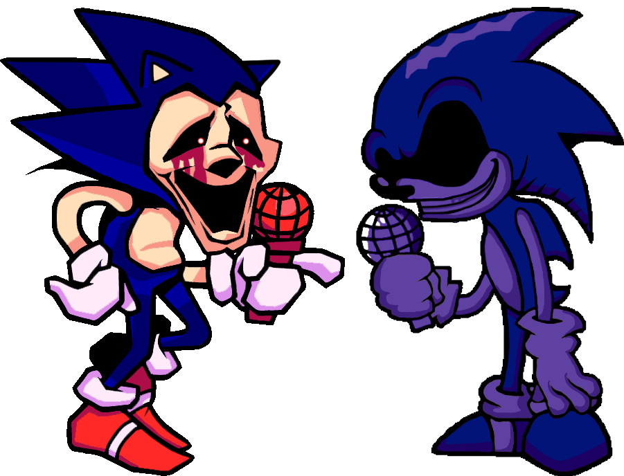 Majin Sonic and Sonic exe vs BF Bushwhack [Friday Night Funkin