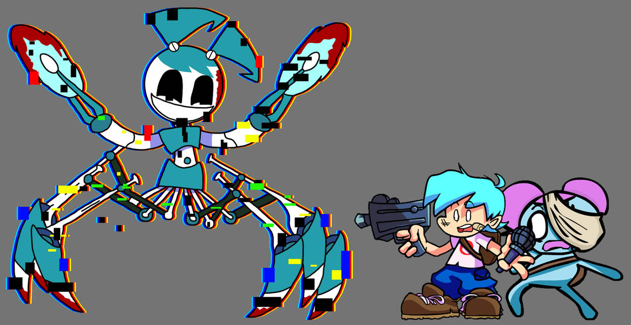 REMAKE) FNF Pibby concept: Corrupted Mac and Bloo by BezierBallad