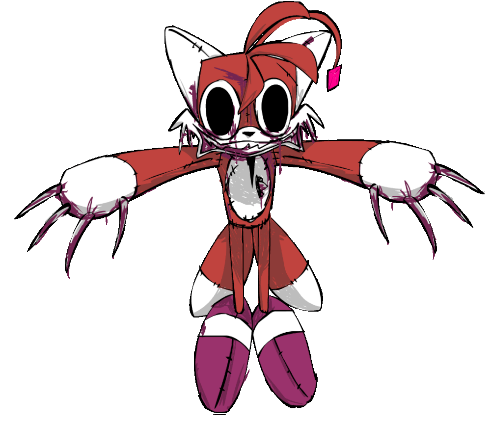 FNF] Corrupted Tails Doll by 205tob on DeviantArt