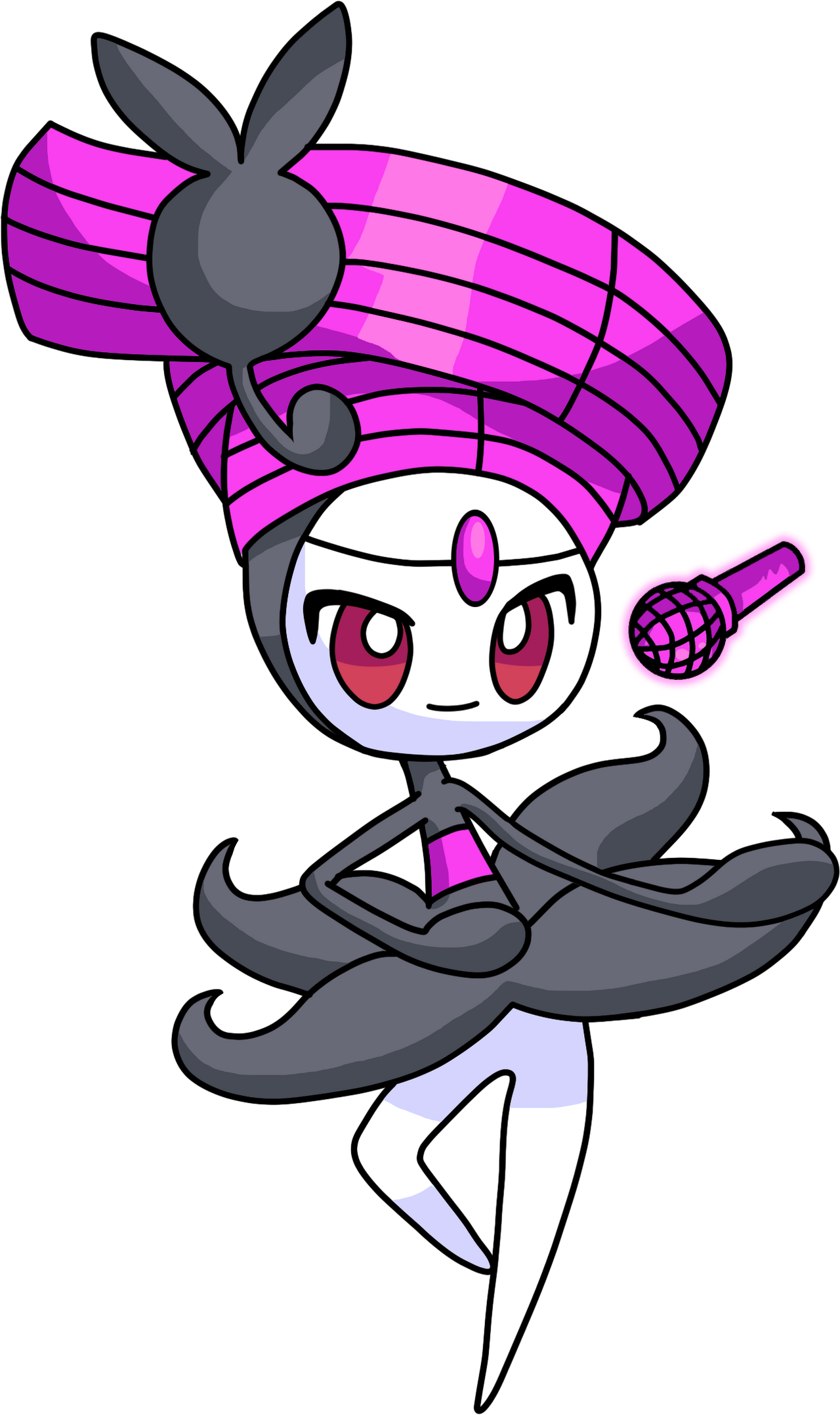 Shiny Meloetta Dream World / Global Link by hf978rh7834hru4r43 on