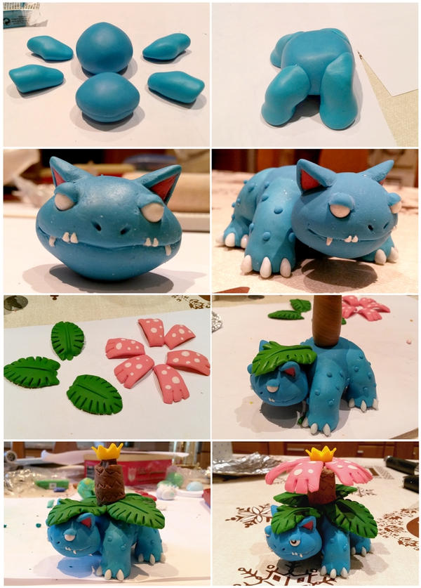 Pokemon - Venusaur - Florizarre - Step by step