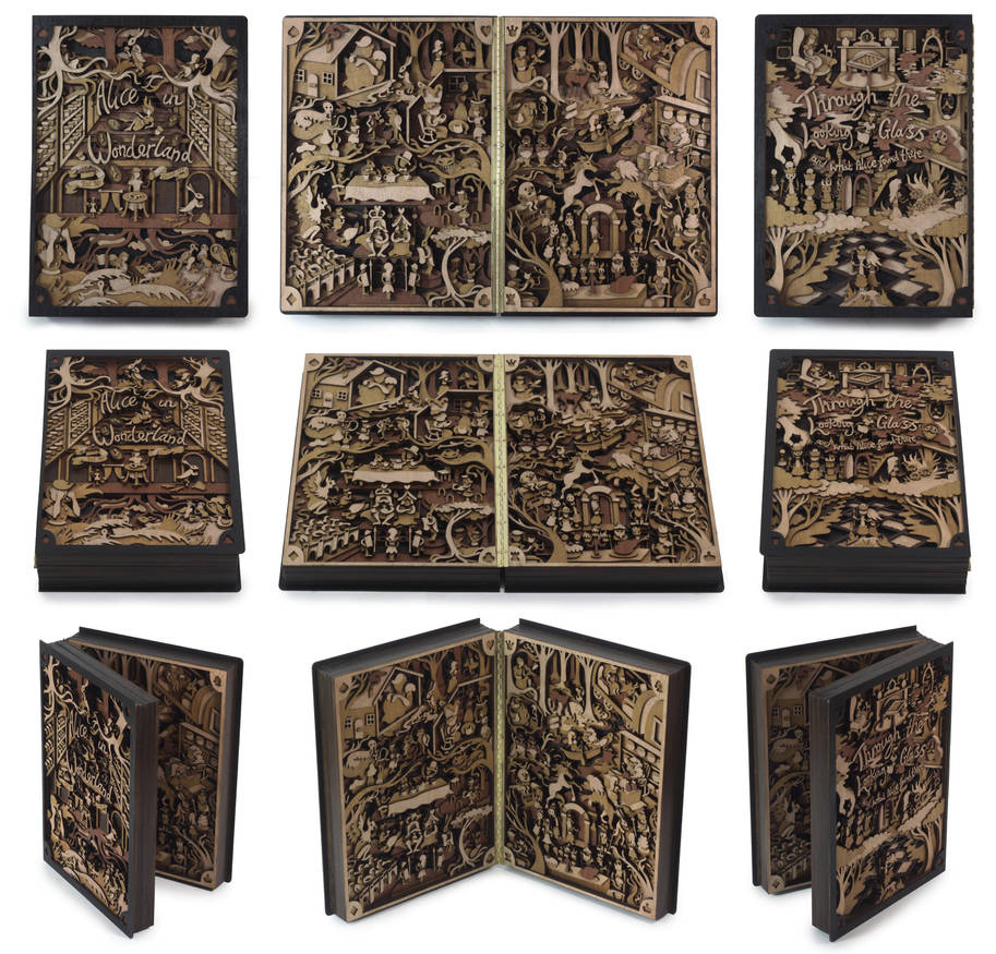 Wonderland / Looking Glass Tome by mtomsky