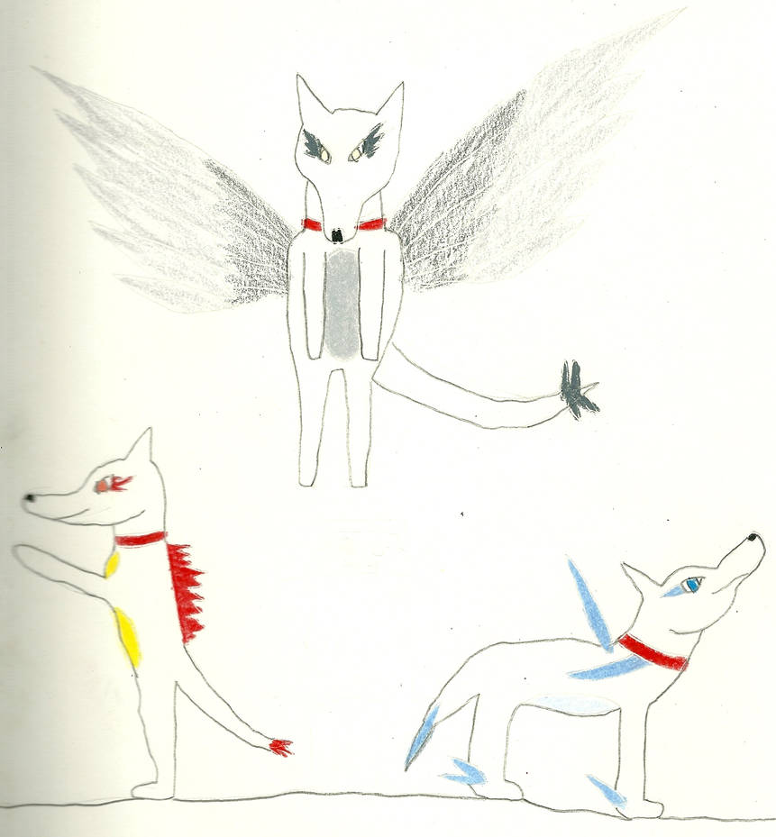 Elemental Wolves by PrimalGregar on DeviantArt