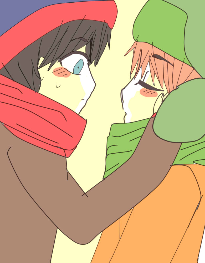 South park - Style first kiss by steffanny on DeviantArt