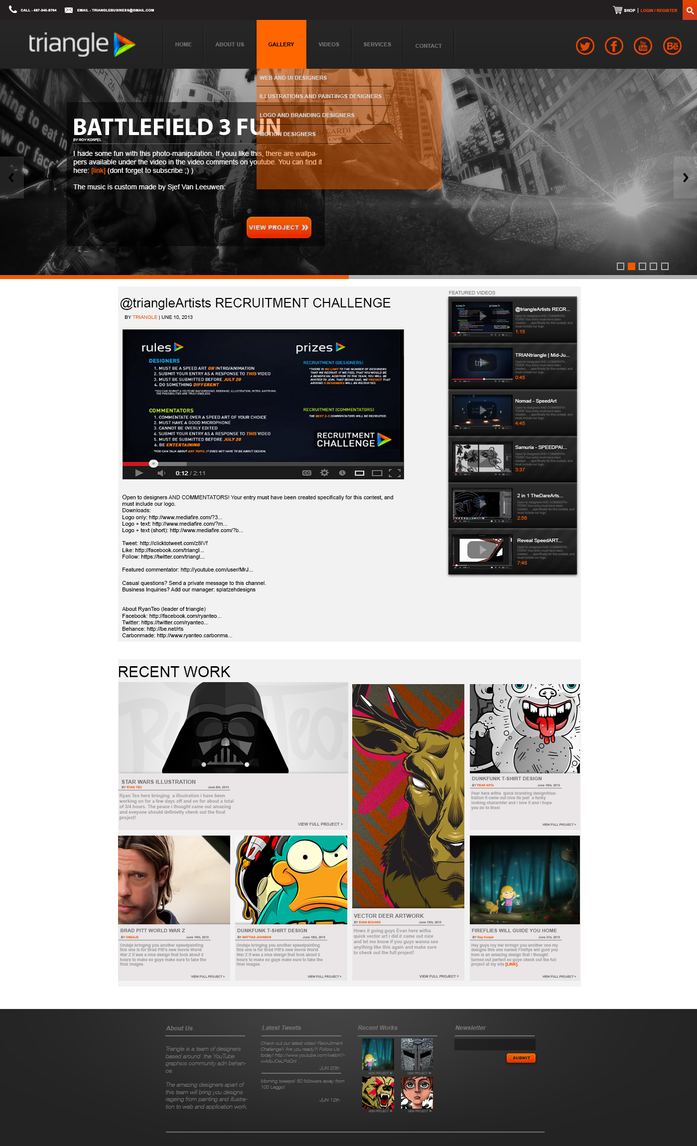 Triangle Drop Off Triangle Drop Down menu by ChristianRNash on DeviantArt