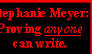 Stephanie Meyer Stamp