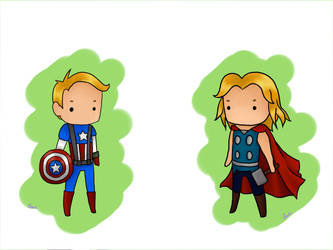 Captain America and Thor