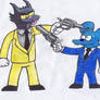 Itchy vs scratchy sketch