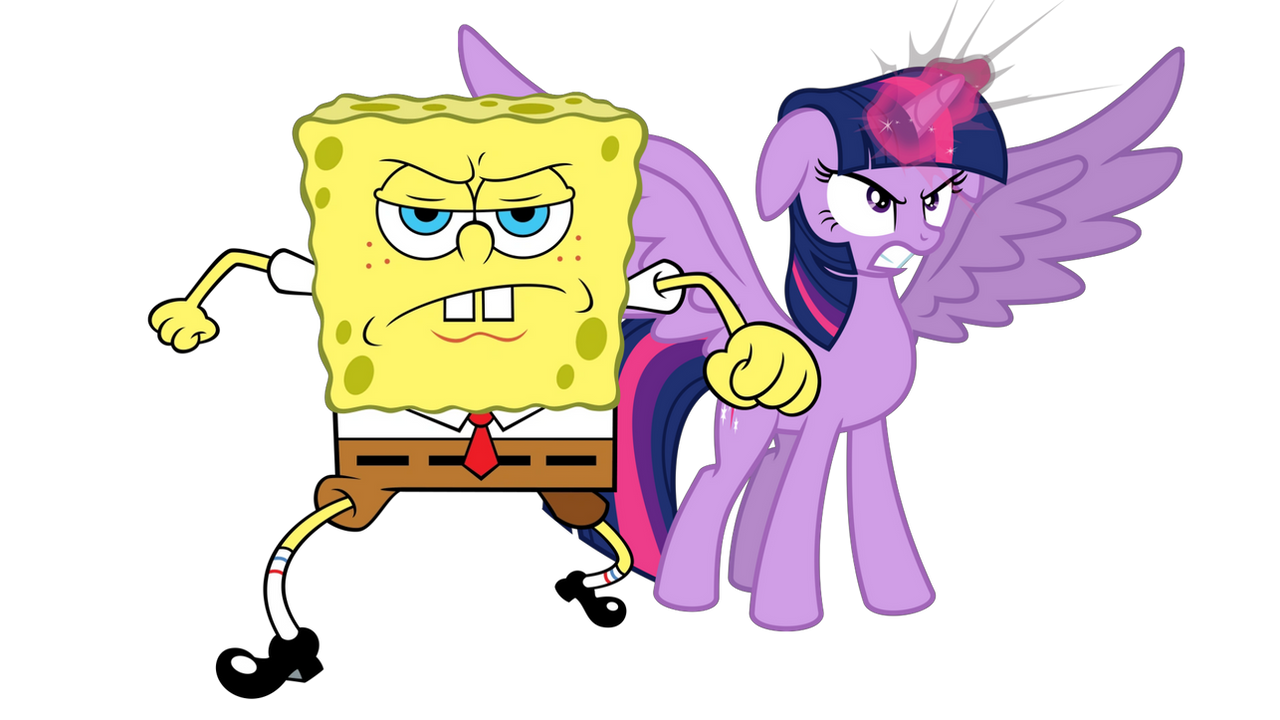 SpongeBob SquarePants And Twilight Sparkle PNG 9 By THXfan2022 On spongebob-squarepants-and-twilight-sparkle-png-9-by-thxfan2022-on