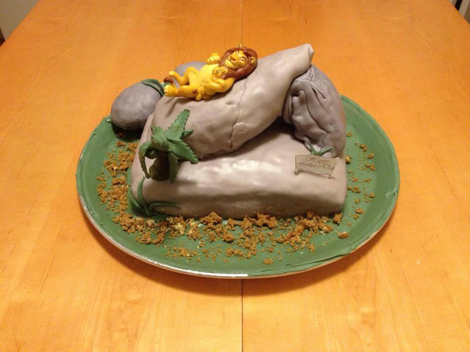 Fathers Day: Lion King Cake by SamuelDesigns