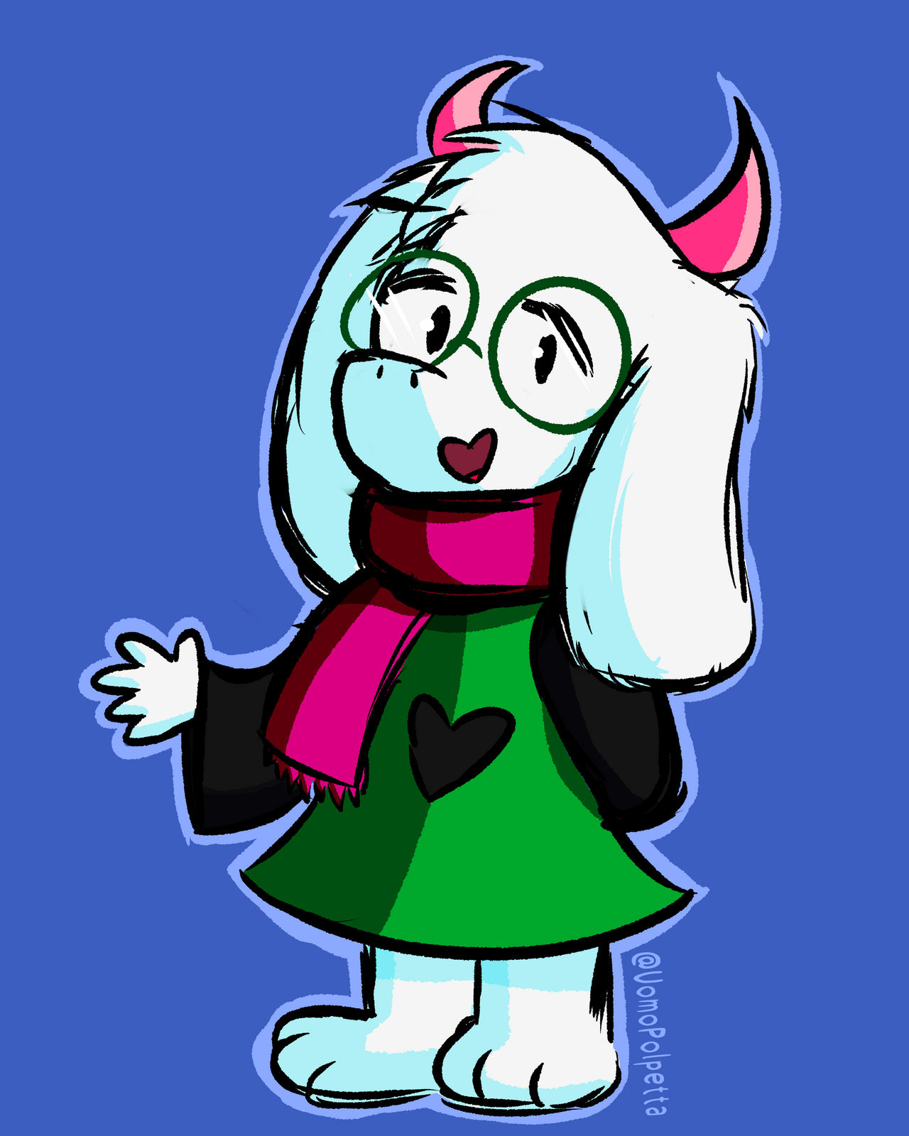 Ralsei (01-12-2022) by UomoPolpetta on DeviantArt