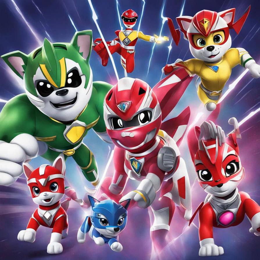 Power Rangers Paw Patrol v23 by unkown1200 on DeviantArt