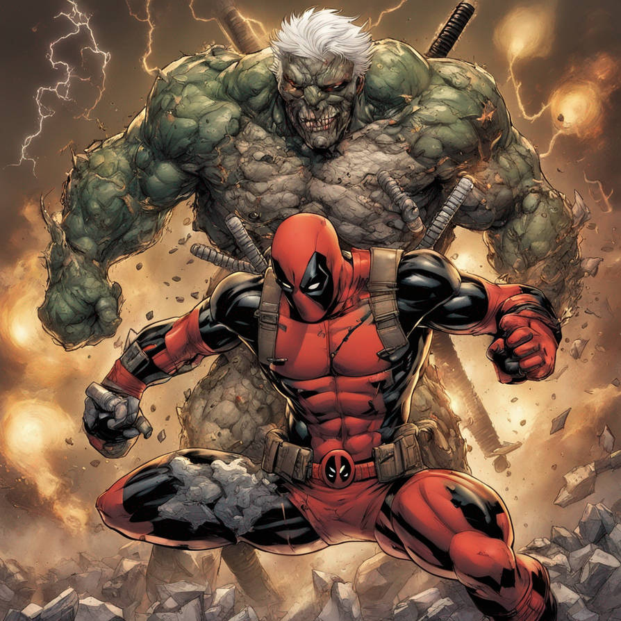 Deadpool vs undead cable by unkown1200 on DeviantArt