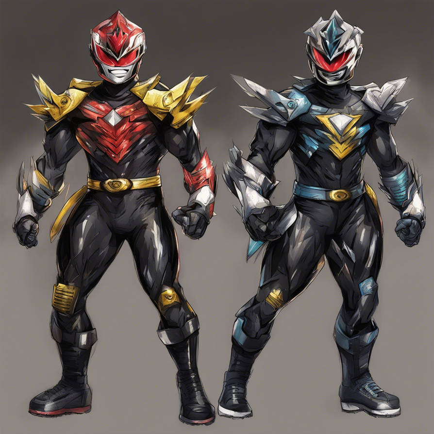 Red Psycho Ranger Psycho Rangers red and black Redesign by unkown1200 on DeviantArt