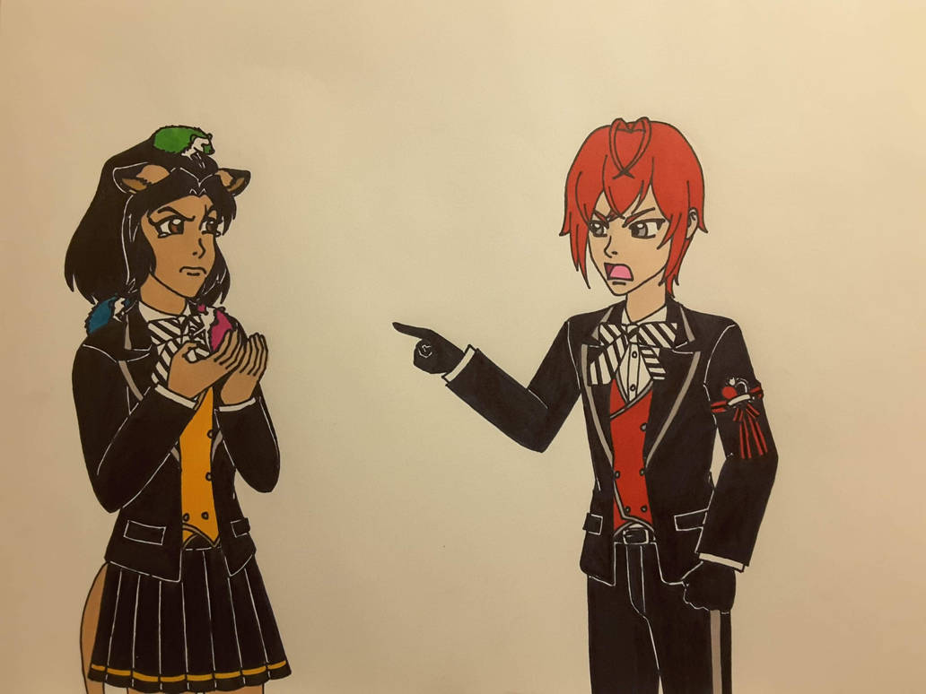 Rook X Riddle First Encounter with Riddle by JarethsPhantom on DeviantArt