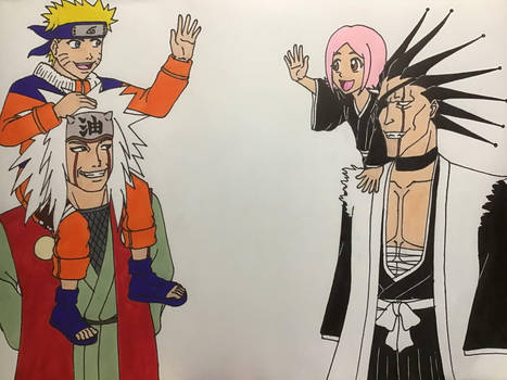 Kenpachi Meets Jiraiya