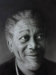 Airbrush - Morgan Freeman