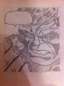 The Incredible Hulk (Speed Drawing)