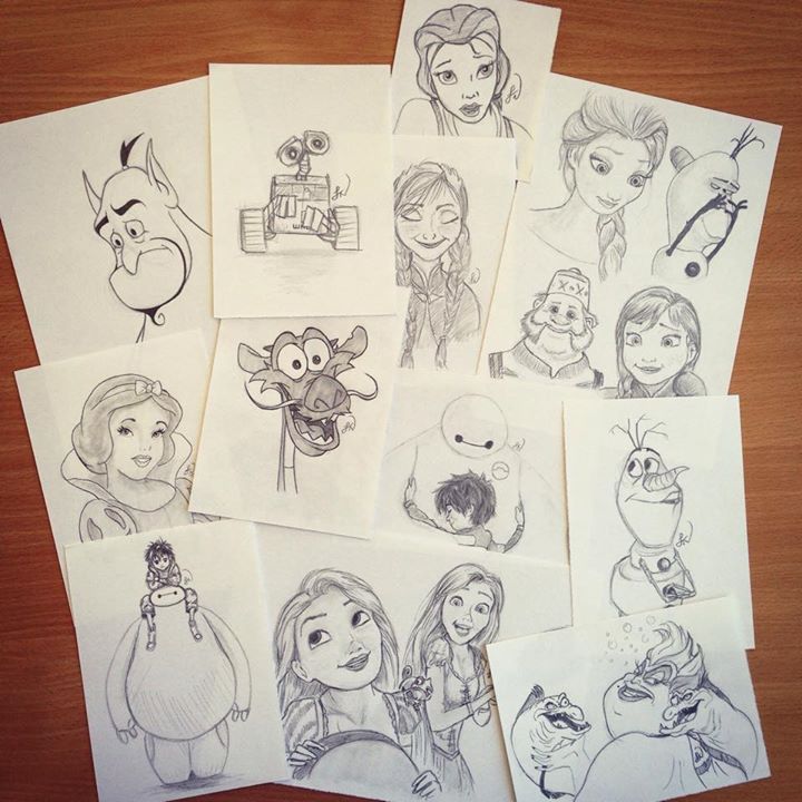 Disney sketches