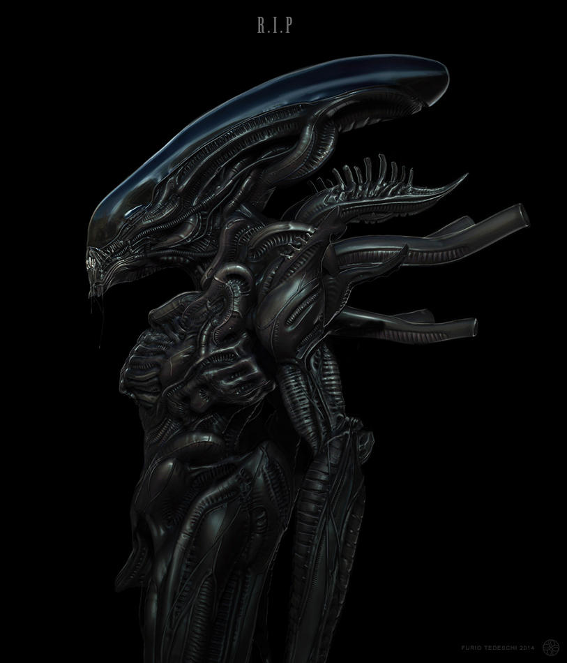 Xenomorph Rip Off RIP - H.R Giger - Xenomorph by BlazenMonk on DeviantArt
