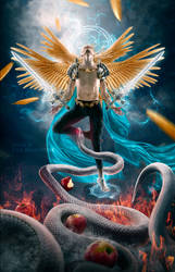 Beyond Eden - Angel Fantasy Book Cover Art