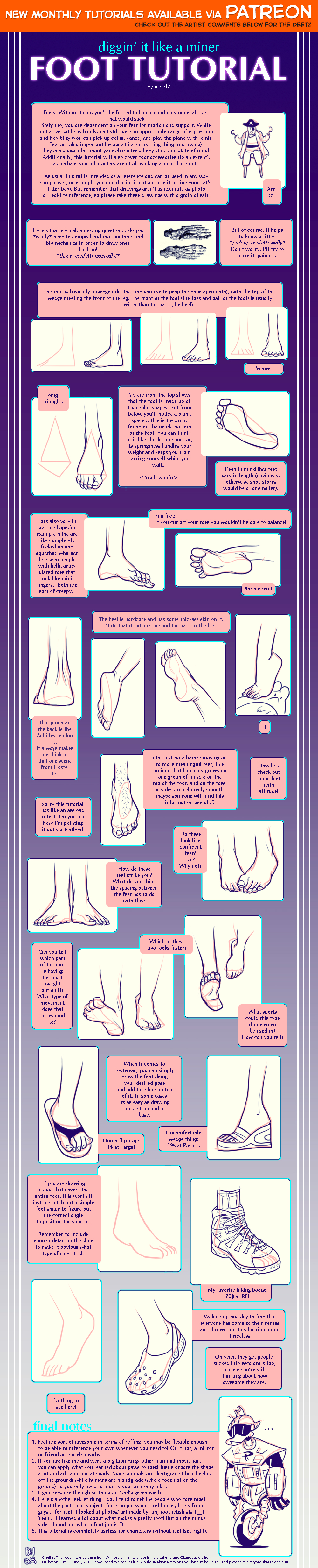 Foot tutorial